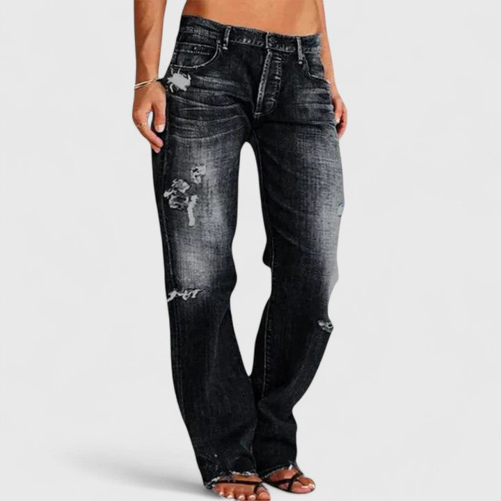 Women's Lianette Wide-Leg Low-Rise Jeans - Everyday Comfort