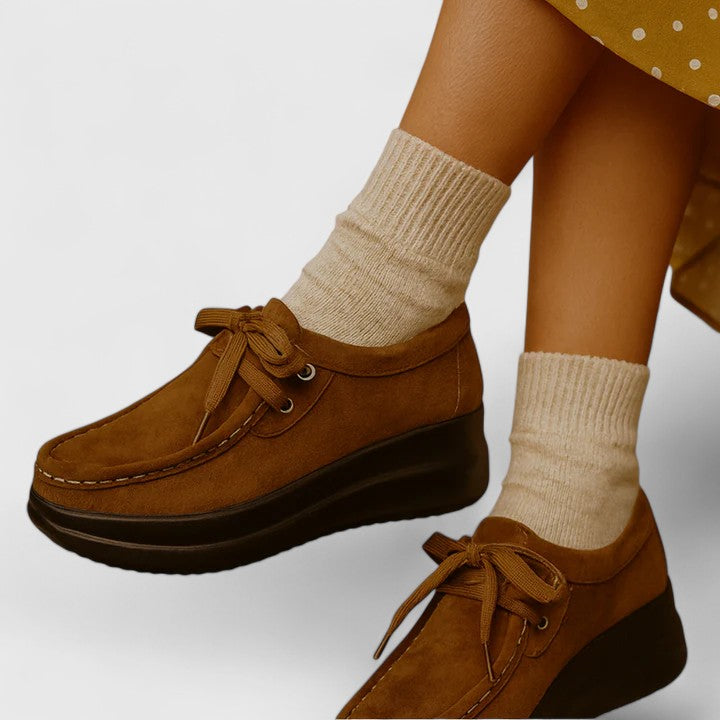 Women's Platform Moccasin Shoes - Heritage Style with Modern Comfort