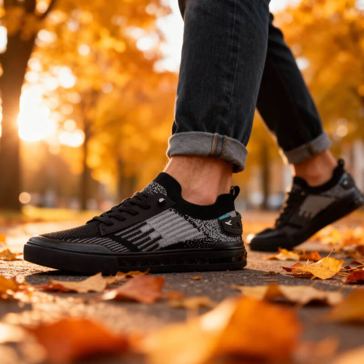 Men's Knit Trainers – Lightweight Cushioned Everyday Sneakers