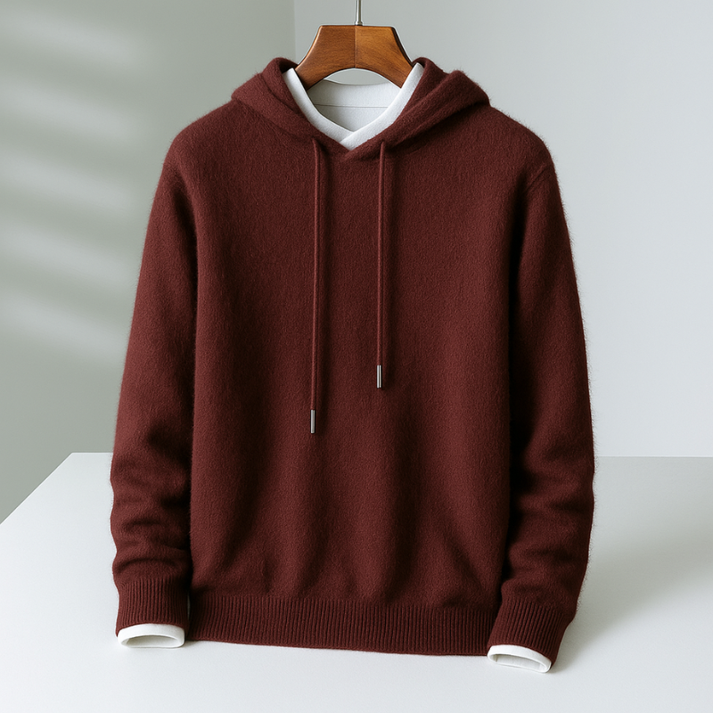 Men's Cashmere Hoodie – Soft Tailored Pullover Hood