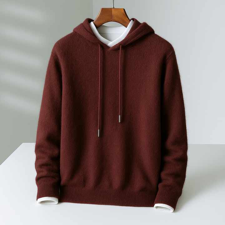 Men's Cashmere Hoodie – Soft Tailored Pullover Hood