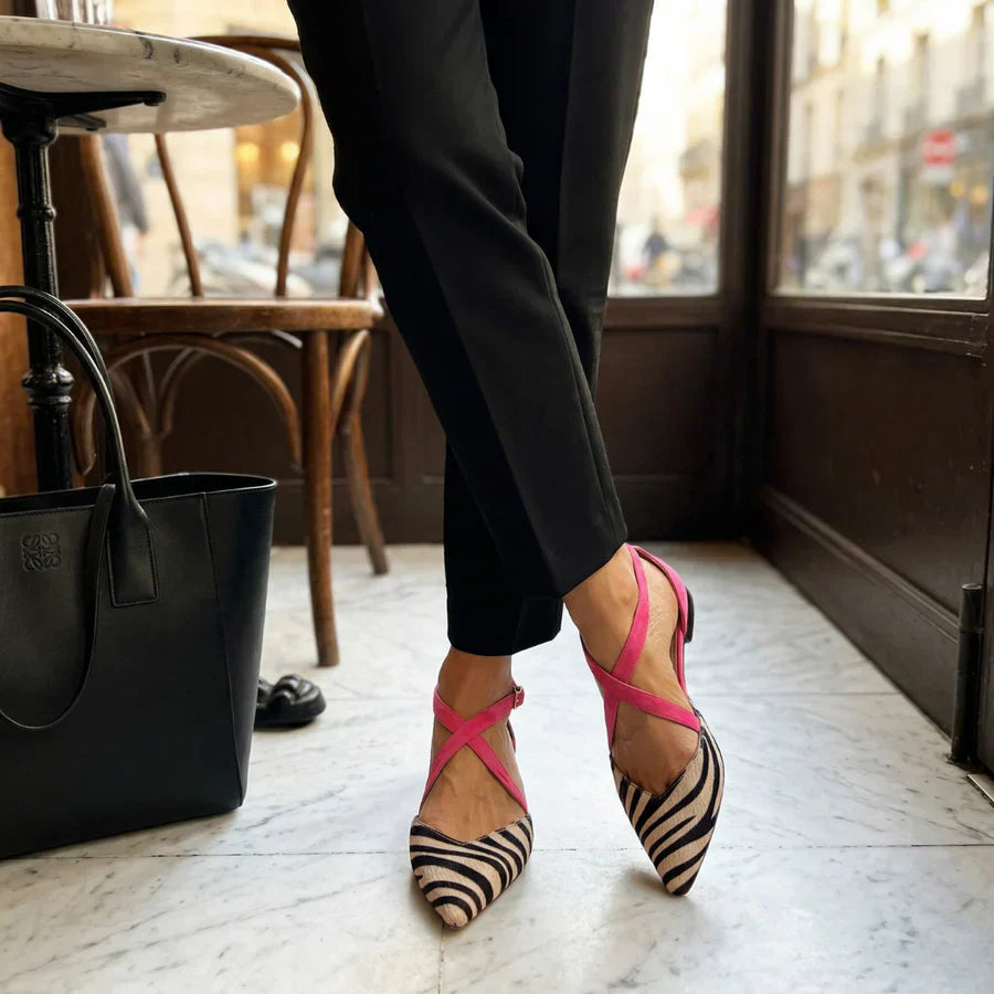 Women's Fern Ballet Flats with Straps - Timeless Elegance & Comfort