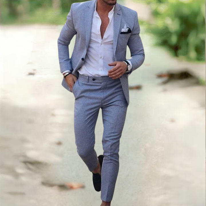 Men's Elegant Suit - Jacket and Trousers for Formal Events