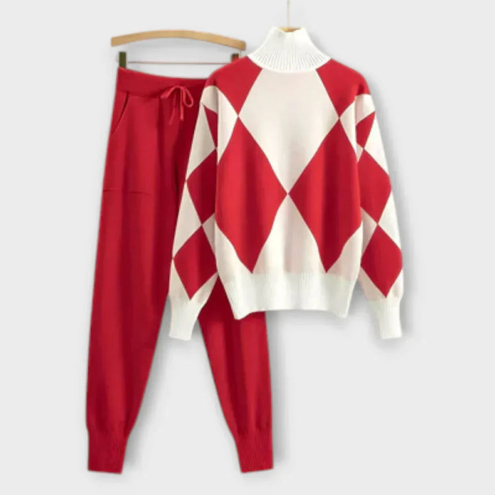 Women's Elegant Two-Piece Set - Versatile Day-to-Night Outfit
