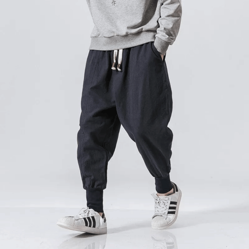Men's Stretch-Cuff Comfort Joggers – Relaxed Everyday Trousers