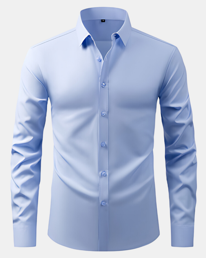Men's Stretch Dress Shirt – Wrinkle-Resistant Office Shirt