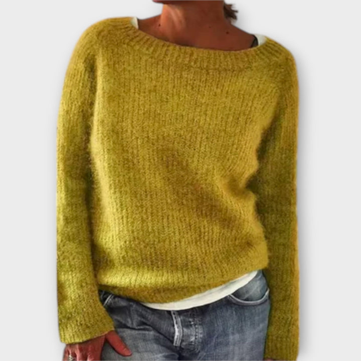 Women's Cozy Charm Knit Sweater - Relaxed Everyday Comfort