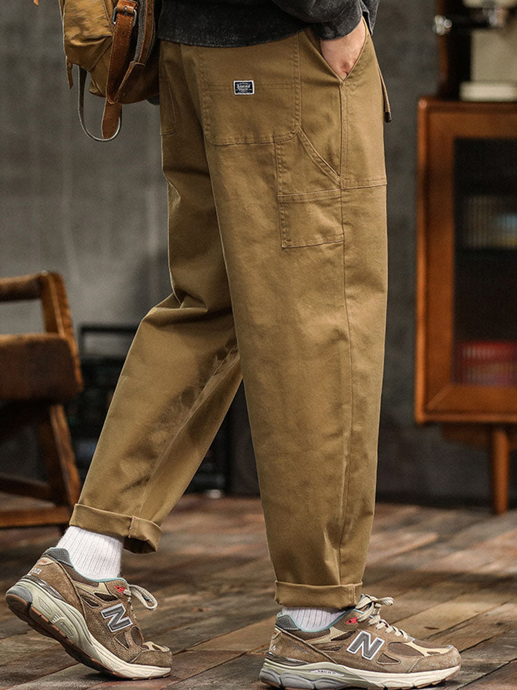 Men's Vintage-Inspired Cargo Pants - Everyday Utility