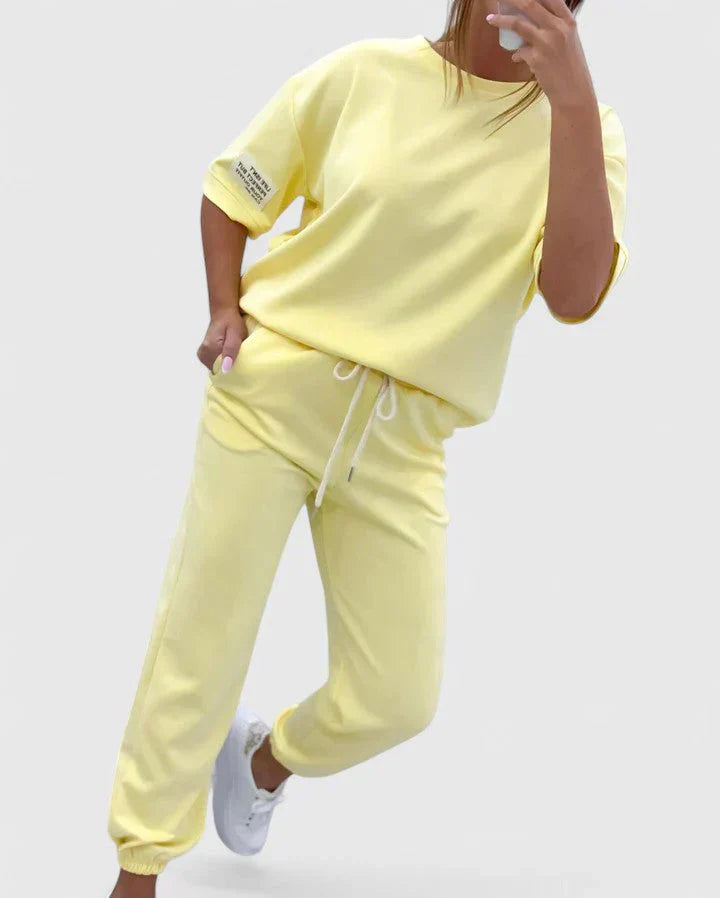 Women's Stacy Comfortable Two-Piece Set - Versatile Casual Outfit