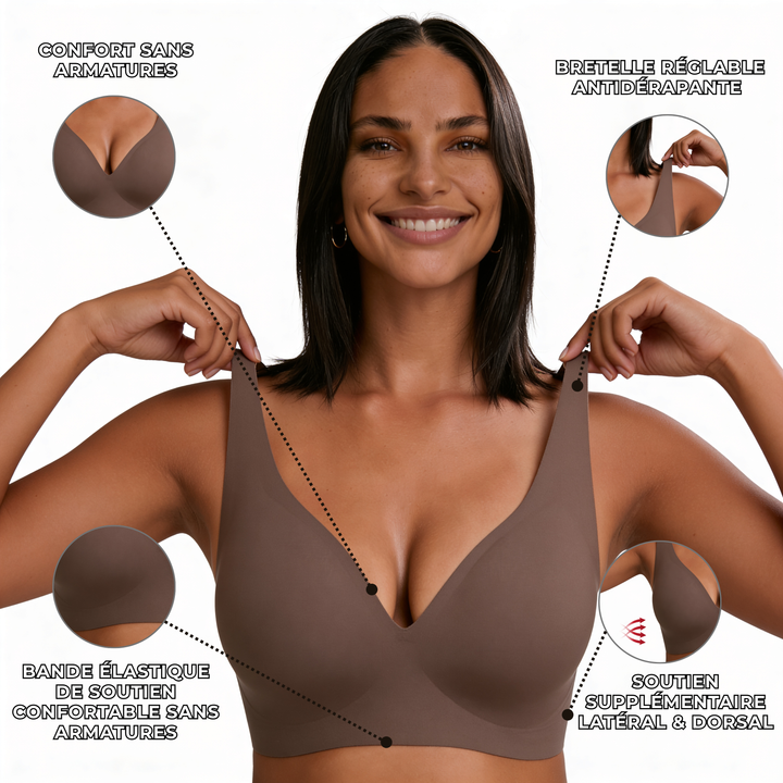 Women's Seamless Second-Skin Bra – Wireless Everyday Comfort