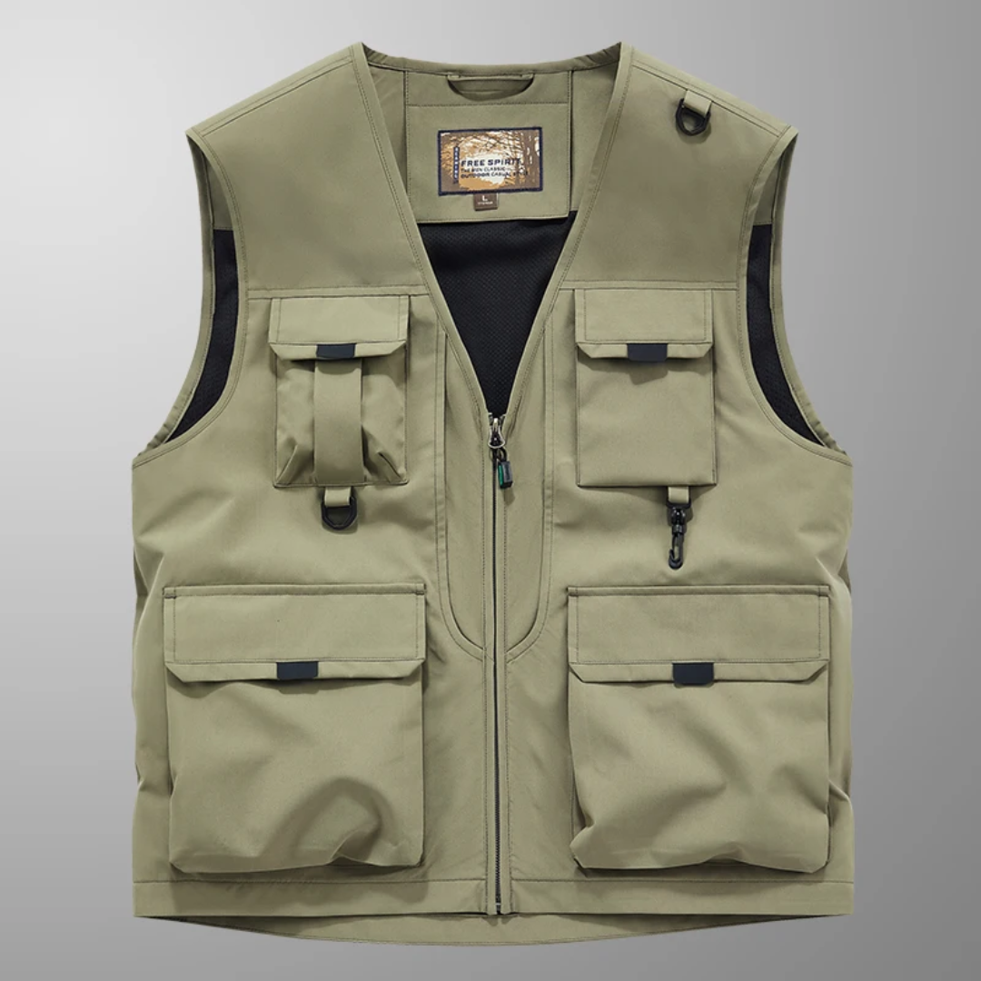 Women's Stylish Cargo Vest - Casual Layering Essential