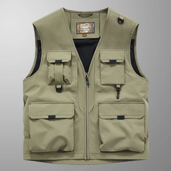 Women's Stylish Cargo Vest - Casual Layering Essential