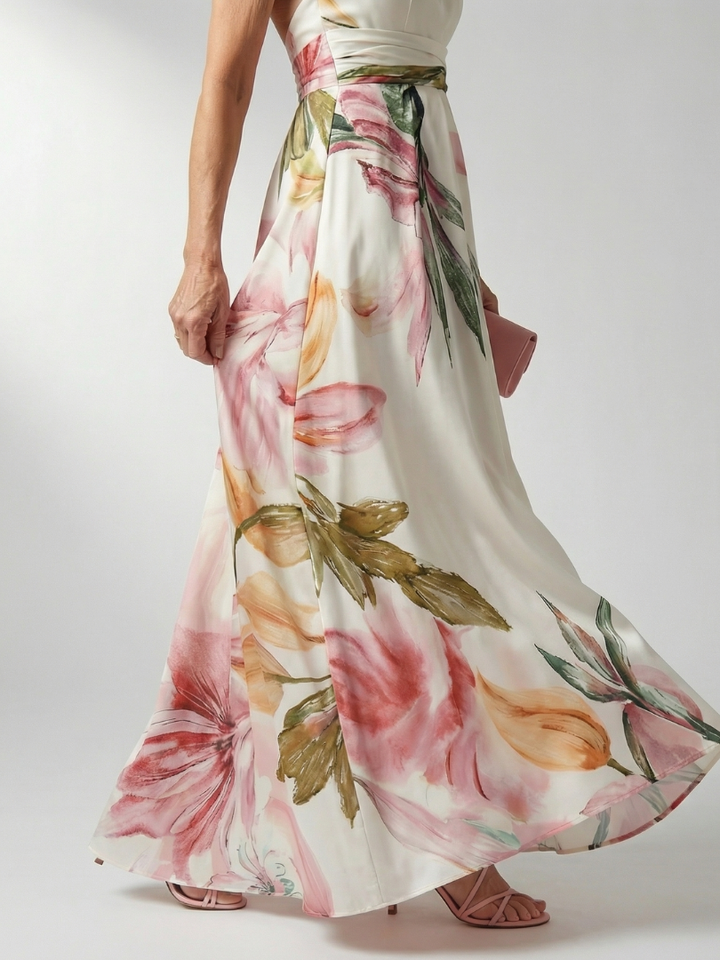 Women's Floral Maxi Dress - Breezy and Comfortable