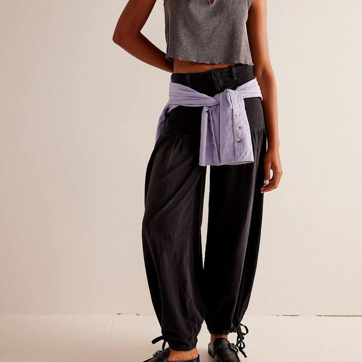 Women's Elegant Wide-Leg Flowy-Fit Jeans - Relaxed Comfort