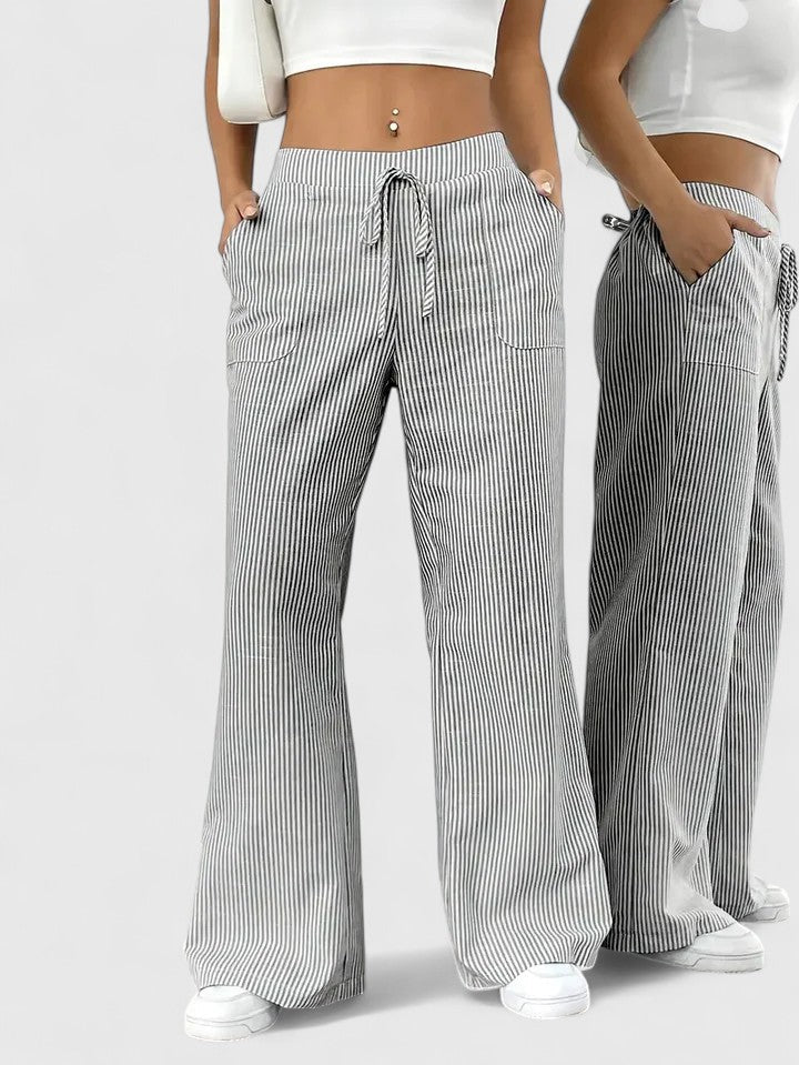 Women's Elegant Wide-Leg Pants - Effortless Comfort & Style