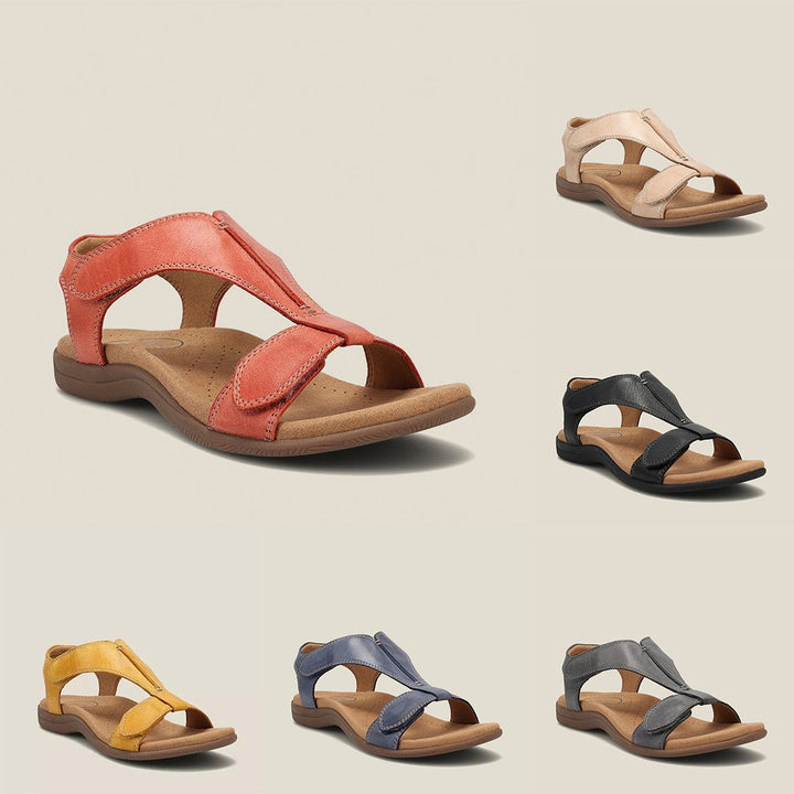 Women's Rinah Leather Orthopedic Sandals - Cloud-like Comfort