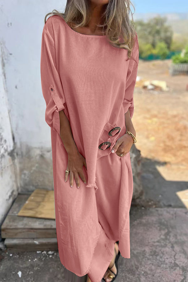 Women's Effortless Flowing Loungewear Set - Vacation Style
