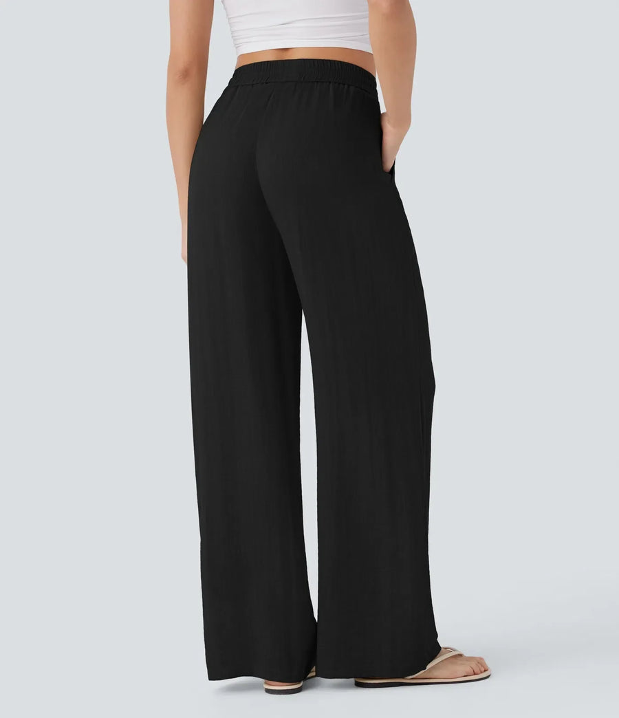 Women's Sarah Effortless Wide Leg Pants - Everyday Elegance
