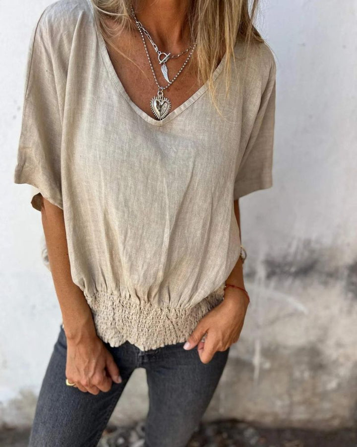 Women's Close Cut V Neck Tee - Everyday Comfort and Style