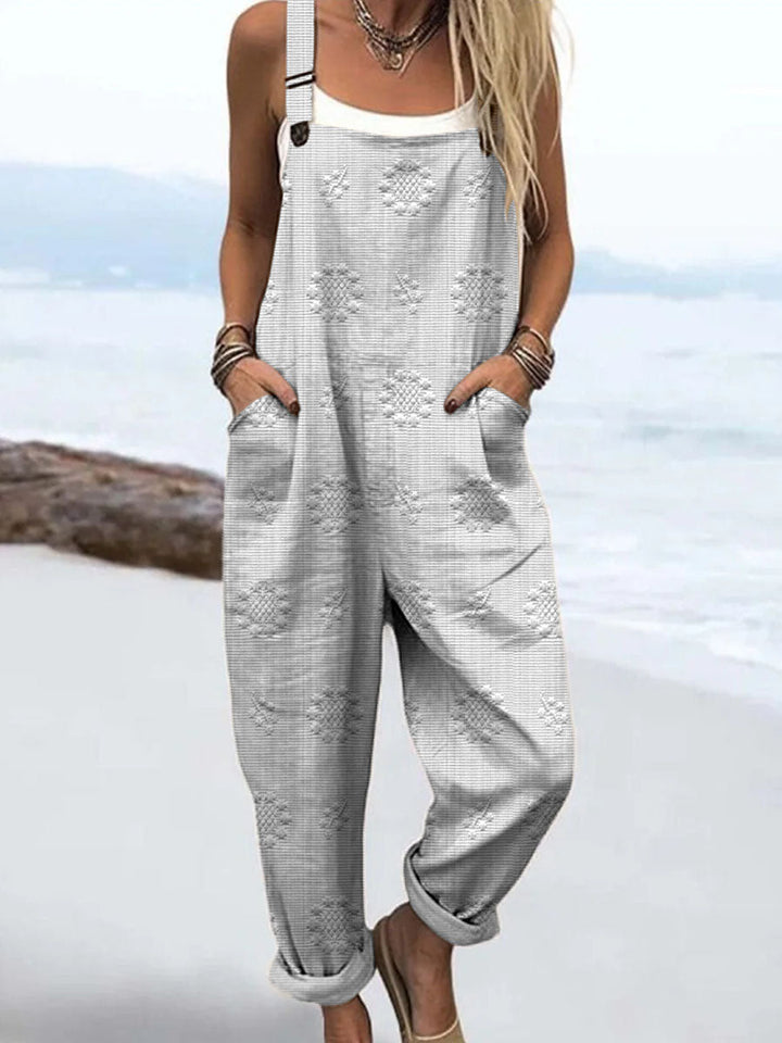 Women's Casual Pattern Jumpsuit - Effortless Everyday Style