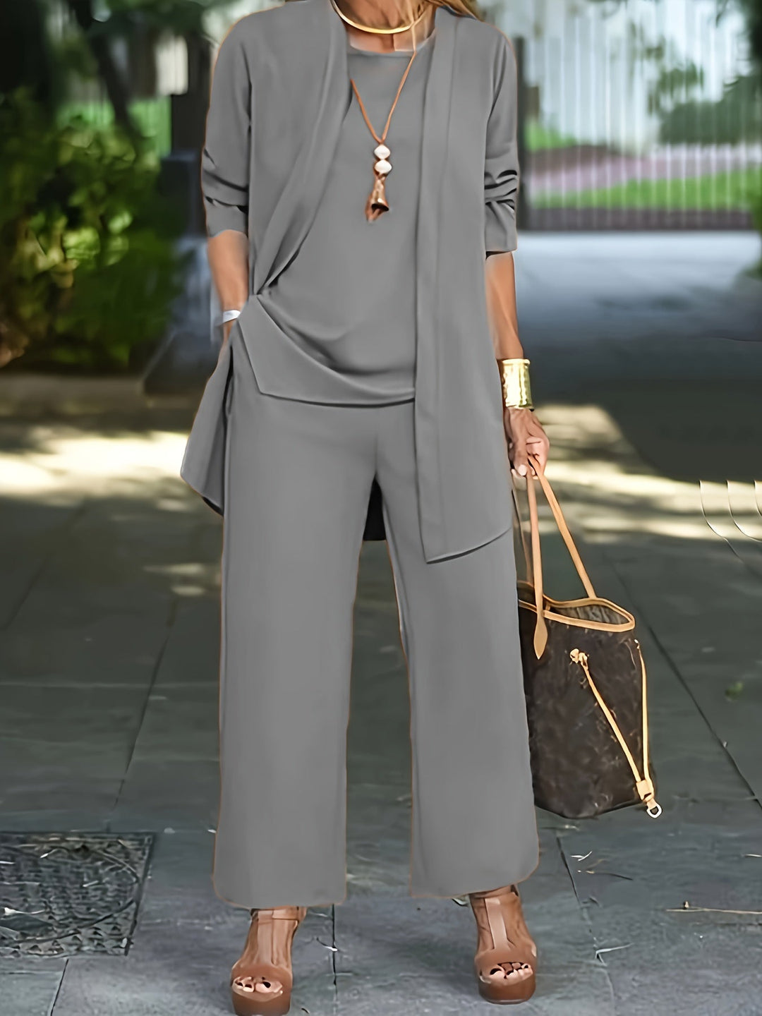 Women's Three Piece Set - Versatile & Effortlessly Chic