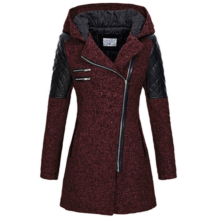 Women's Zoë Slant-Zip Winter Jacket - Warm & Lightweight