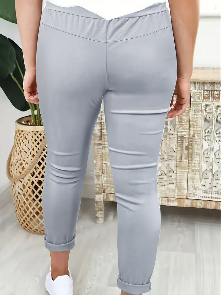 Women's Soft Drawstring Trousers - Effortless Comfort