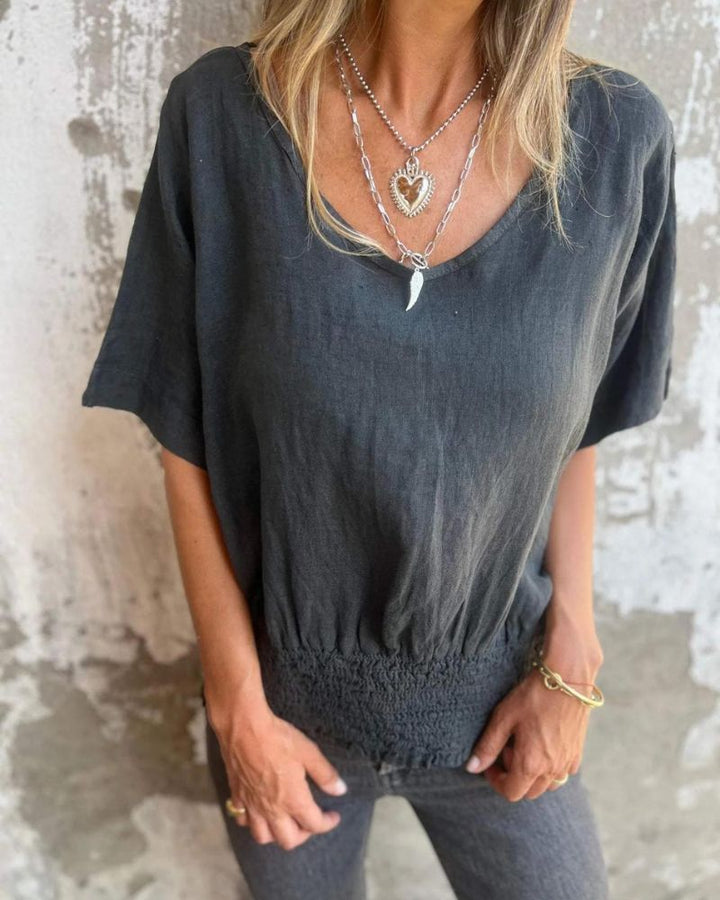 Women's Close Cut V Neck Tee - Everyday Comfort and Style