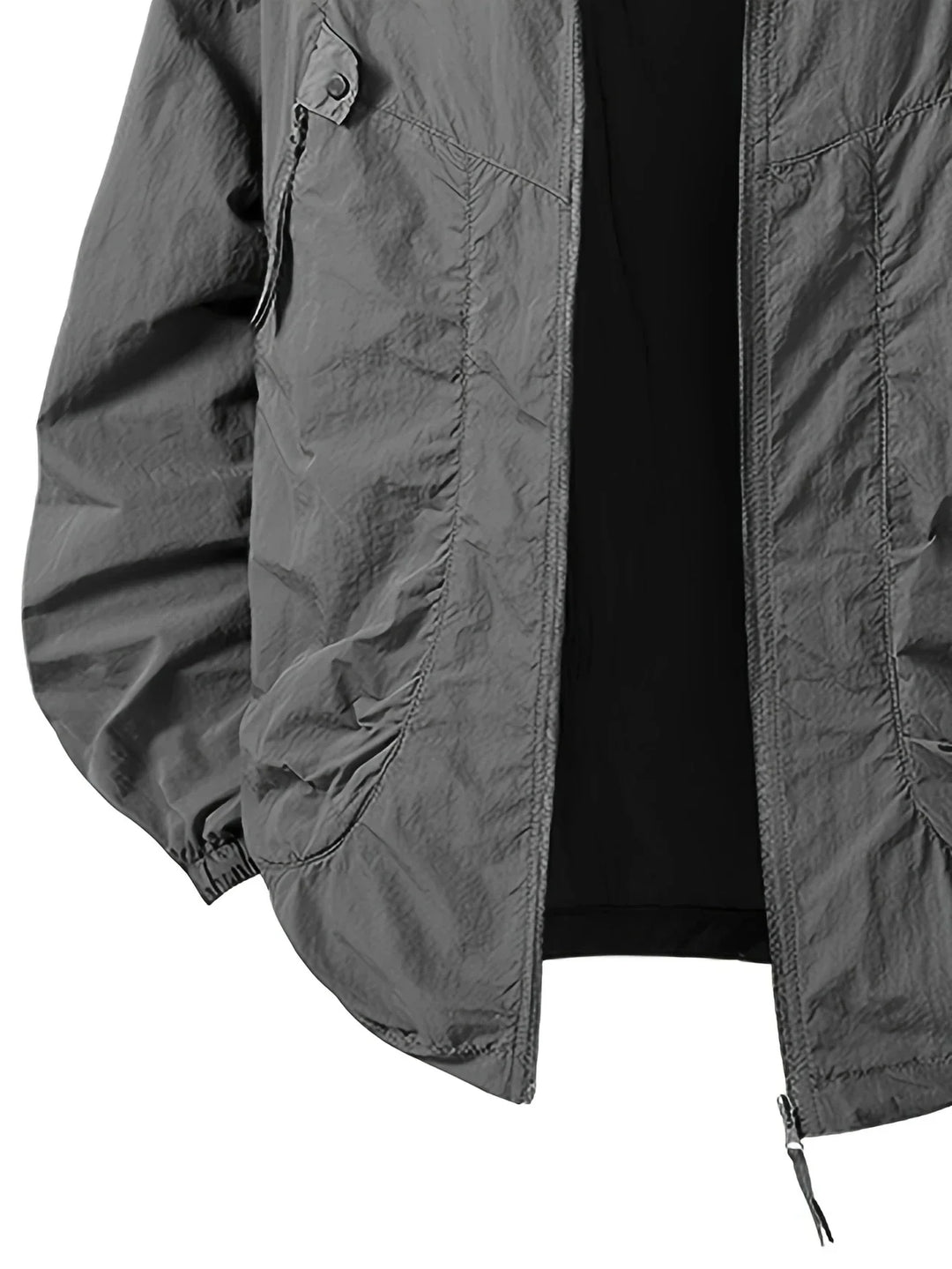 Women's Waterproof Windbreaker Jacket with Adjustable Hood