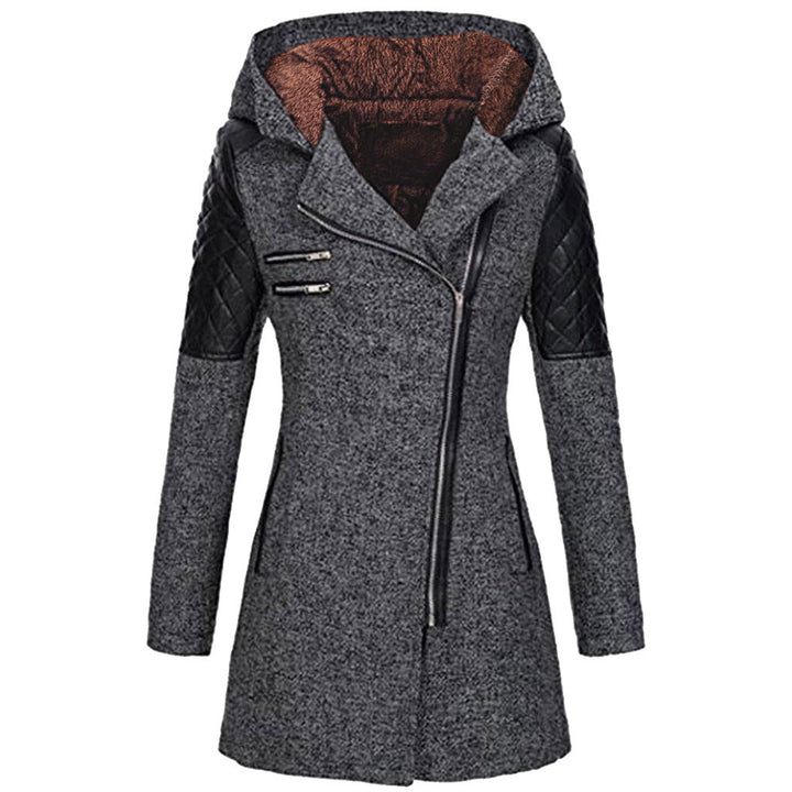 Women's Zoë Slant-Zip Winter Jacket - Warm & Lightweight