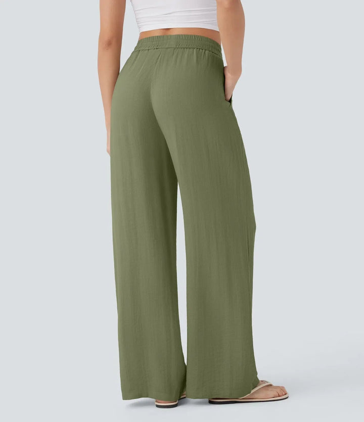 Women's Sarah Effortless Wide Leg Pants - Everyday Elegance