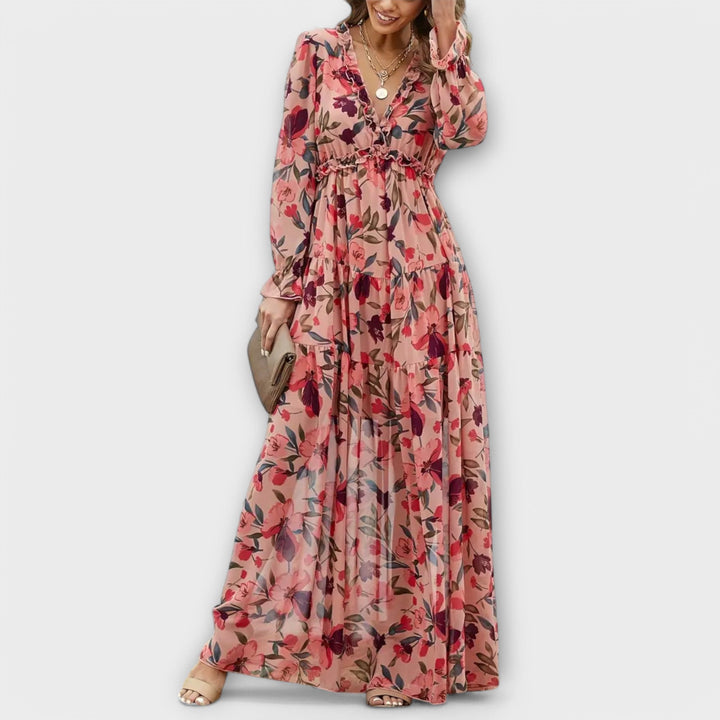 Women's Floral Maxi Dress – Elegant, Versatile Day-to-Night
