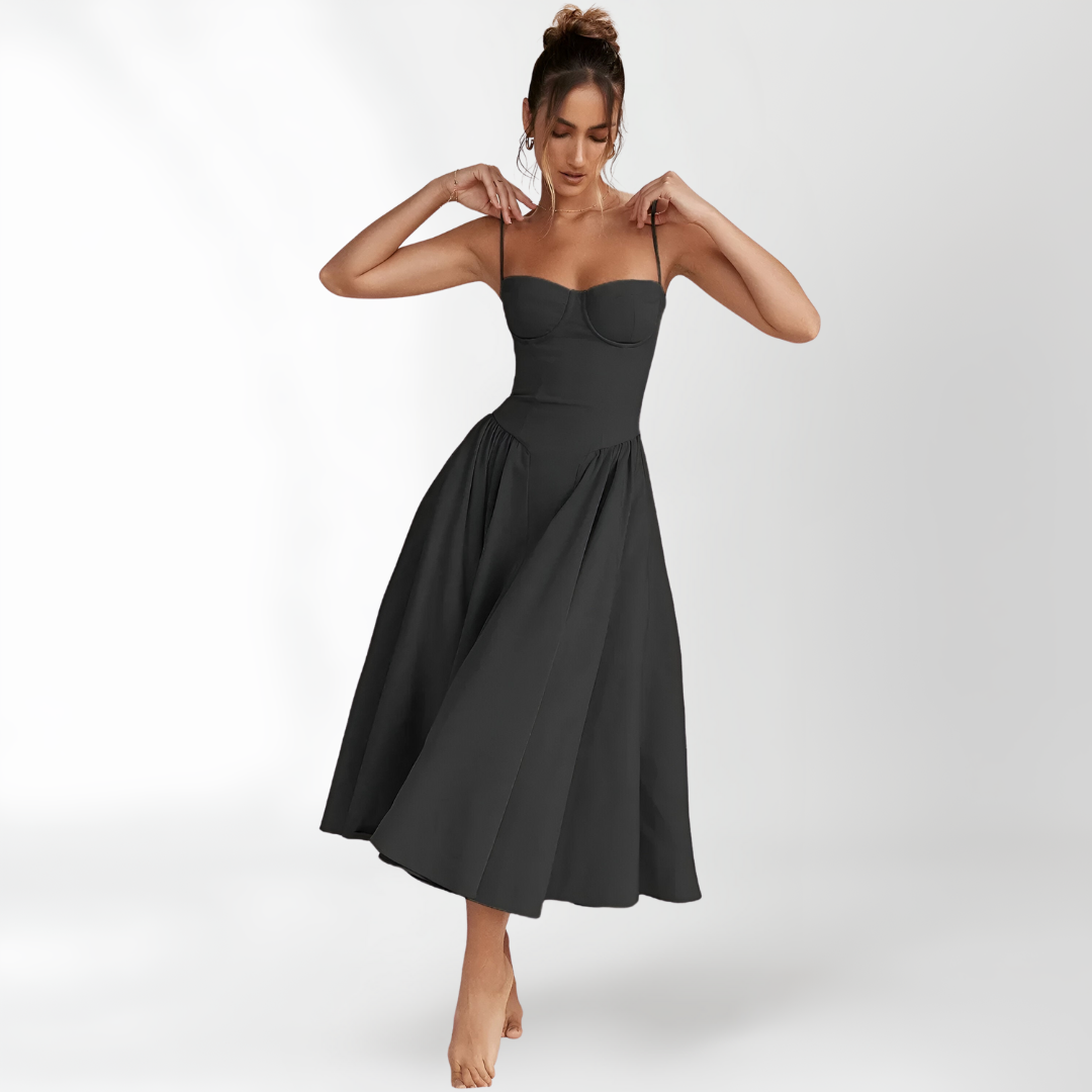 Women's Maren Sleeveless Corset Dress - Elegant & Sophisticated