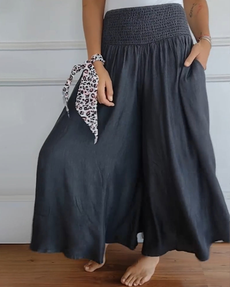 Women's Emilia Wide-Leg Pants - Comfortable & Breezy for Everyday