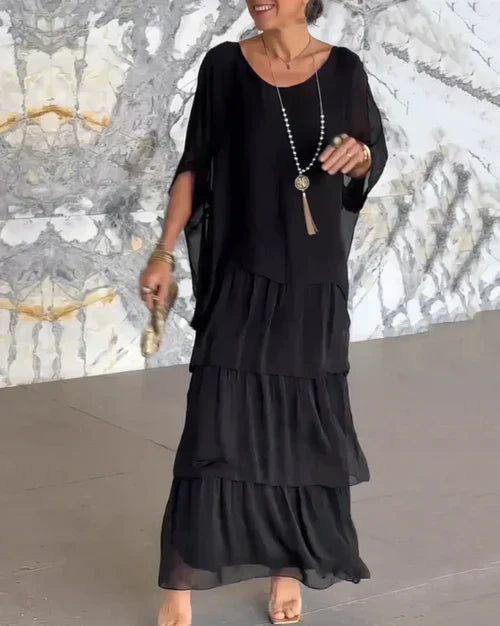 Women's Laura Flowing Long Maxi Dress - Elegant & Artful
