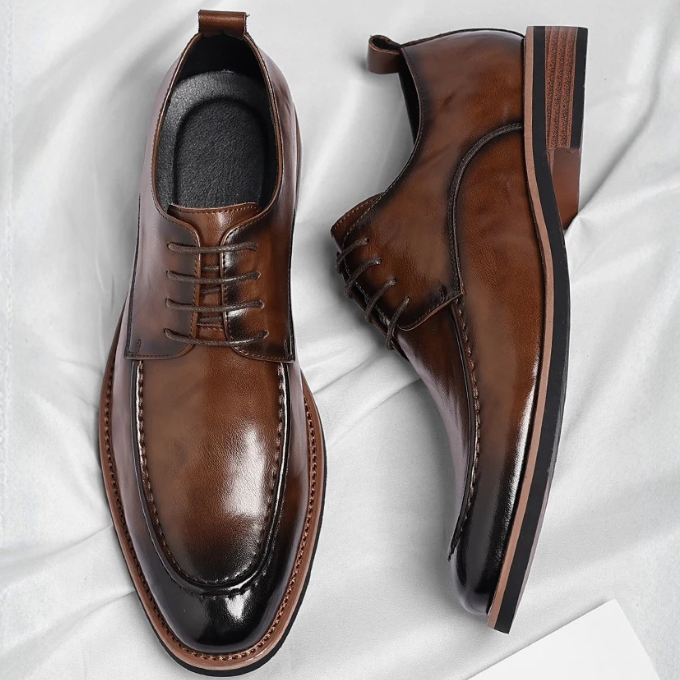 Men's Leather Derby Shoes – Smart Office & Formal Footwear