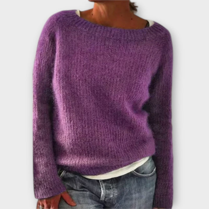 Women's Cozy Charm Knit Sweater - Relaxed Everyday Comfort