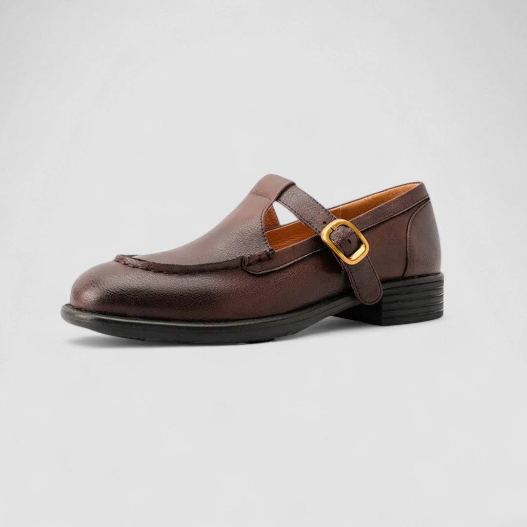 Women's Orthopedic Square-Toe Mary Jane Flats - Everyday Comfort