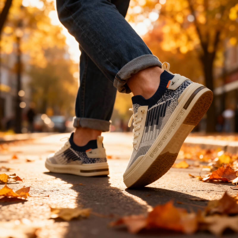 Men's Knit Trainers – Lightweight Cushioned Everyday Sneakers
