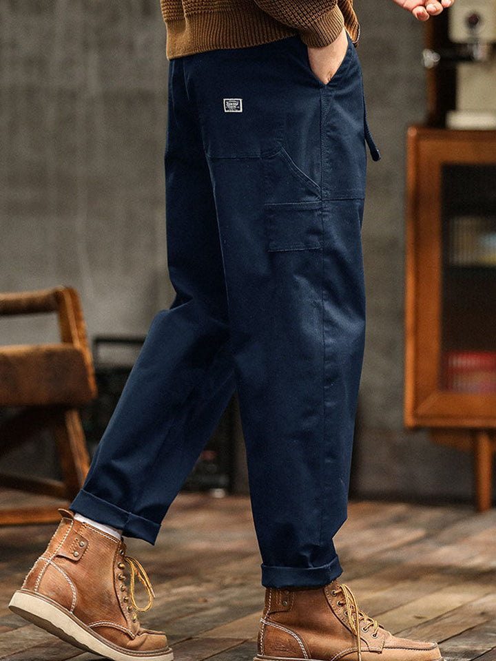 Men's Vintage-Inspired Cargo Pants - Everyday Utility