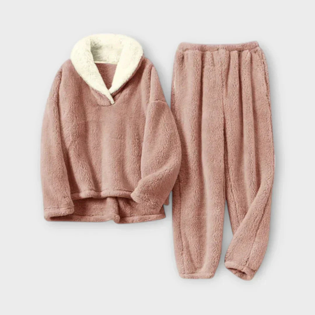 Women's Cozy Flannel Loungewear Set - Perfect for Relaxing