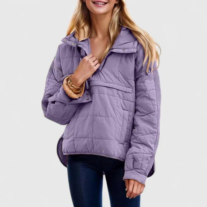 Women's Cora Cozy Quilted Puffer Jacket - Lightweight Warmth