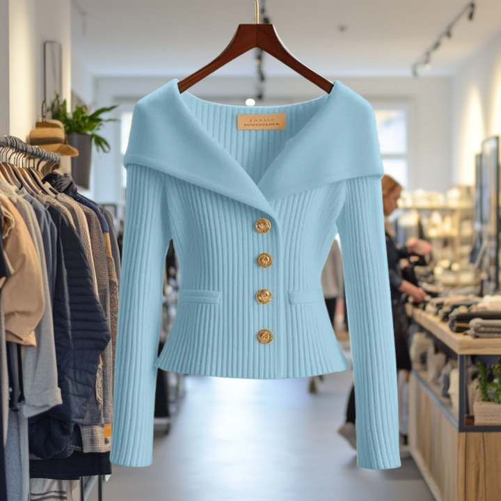 Women's Luxurious Knit Cardigan - Everyday Elegance & Warmth