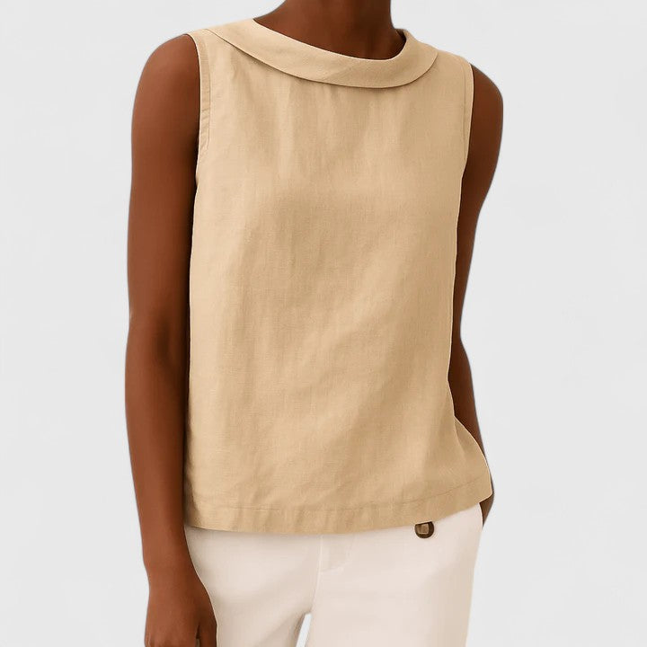 Women's Classic Ease Sleeveless Blouse - Effortless Layerable