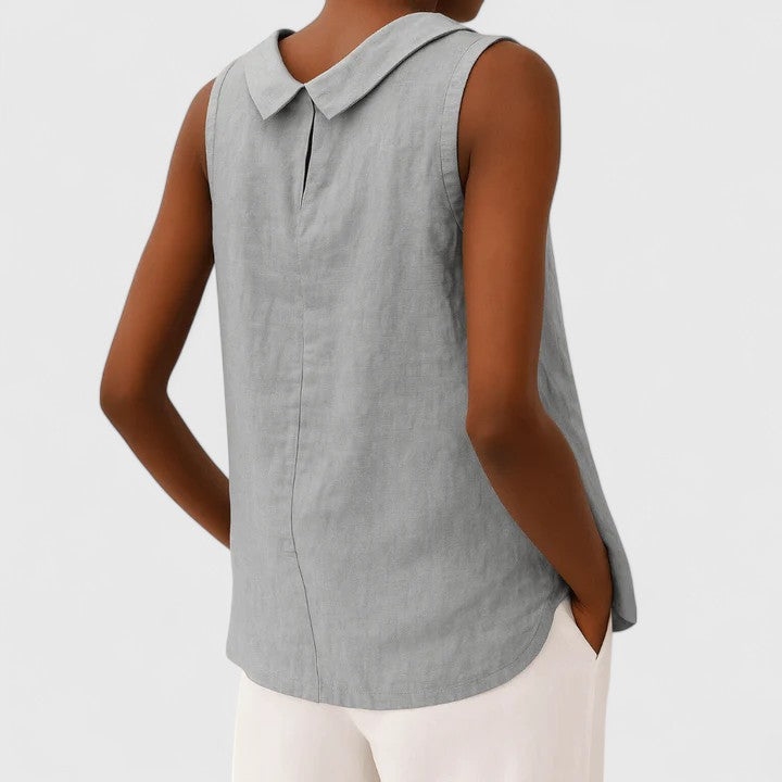 Women's Classic Ease Sleeveless Blouse - Effortless Layerable