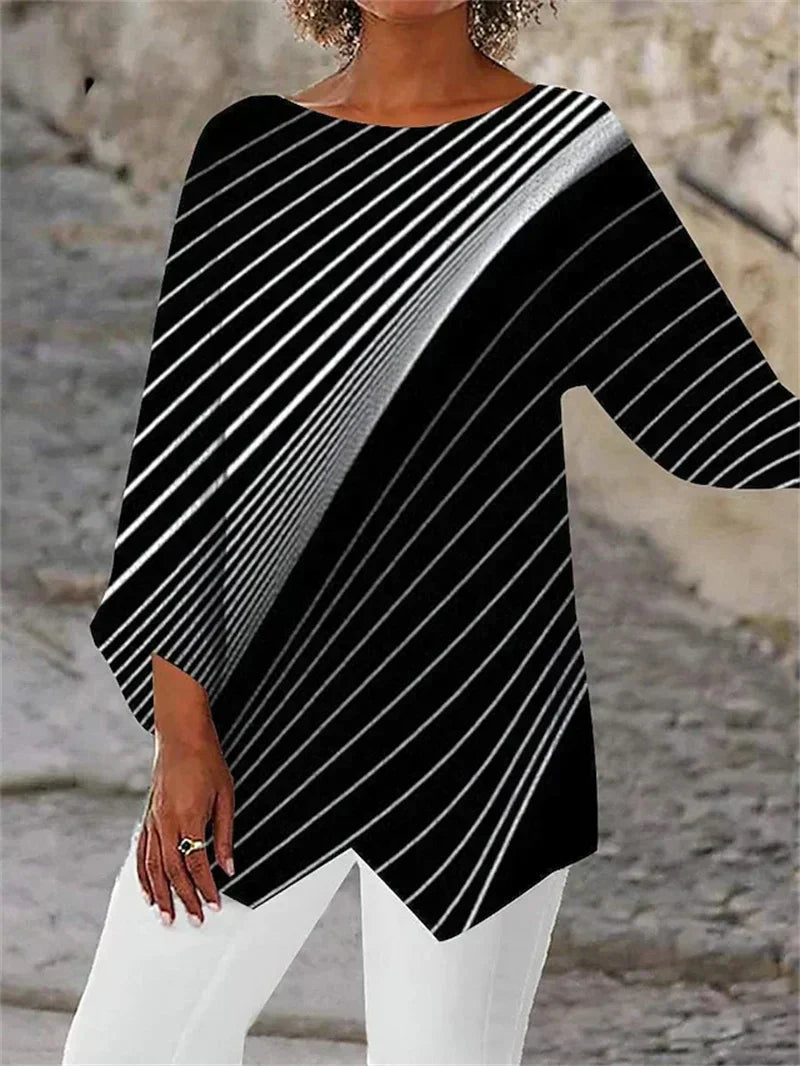 Women's Sparkling Butterfly Tunic Top - Glamorous Everyday Style
