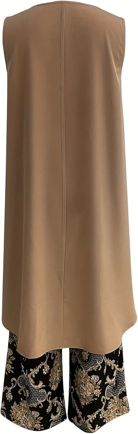 Women's Boho Tunic and Pants Set - Effortless Everyday Style