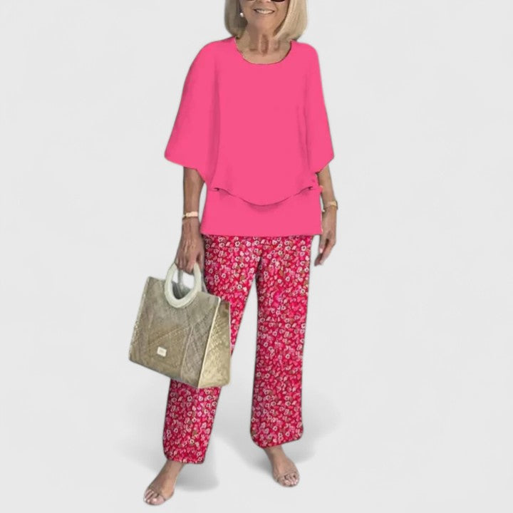 Women's Sophisticated Two-Piece Set - Effortless Elegance
