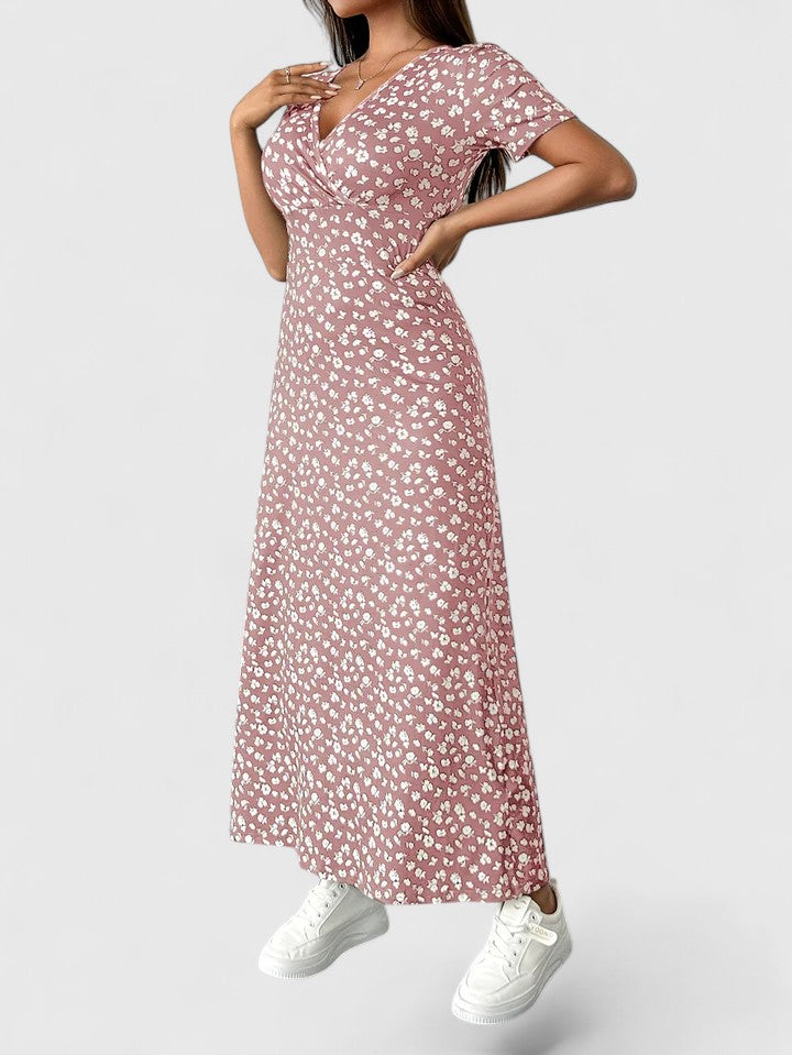 Women's Floral Maxi Dress - Romantic, Versatile for Every Occasion