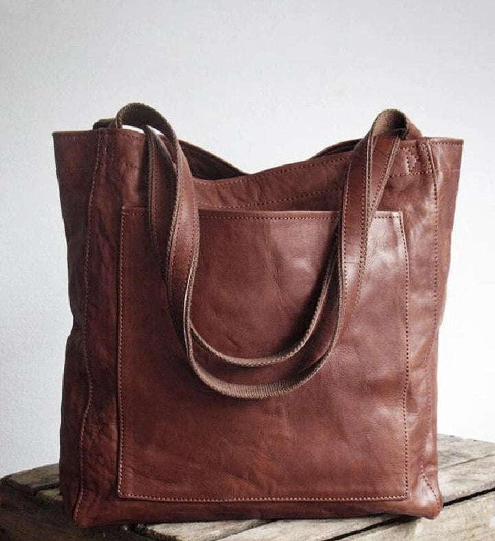 Women's Classic Leather Bag – Spacious & Lightweight